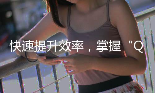 快速提升效率，掌握“QuickQapp官方版”